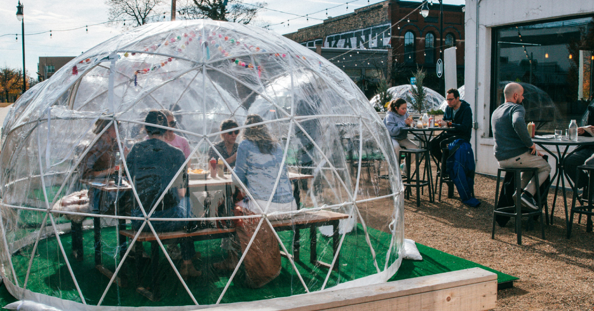 Sips, Bites, Snowy Nights: Heated Igloos in West Michigan